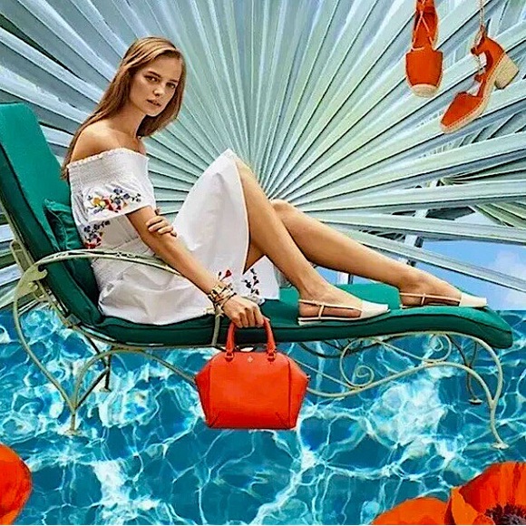 TORY BURCH Cassie Delphi Embroidered Skirt - Picture 2 of 14